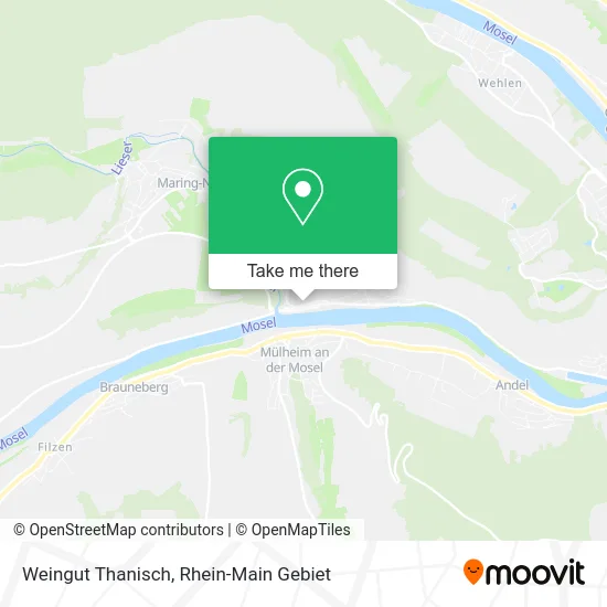 Карта Weingut Thanisch