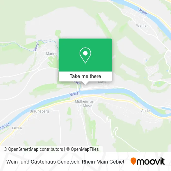 Карта Wein- und Gästehaus Genetsch