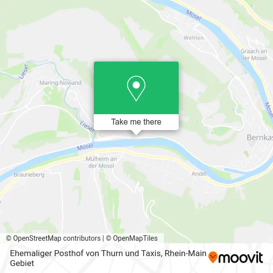 Карта Ehemaliger Posthof von Thurn und Taxis