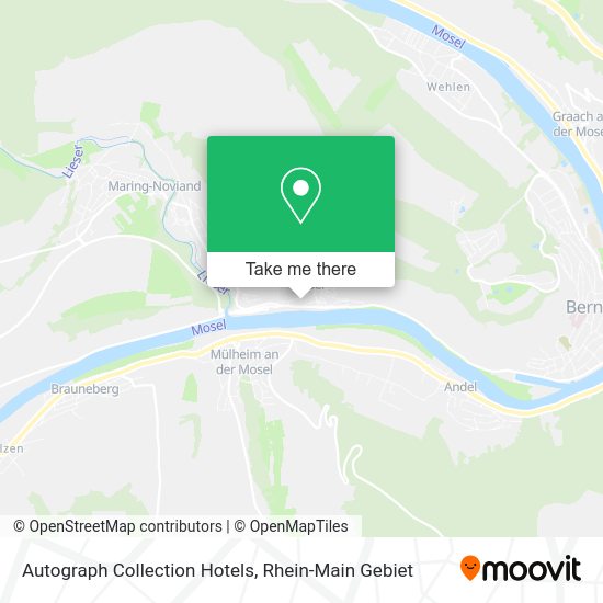 Карта Autograph Collection Hotels