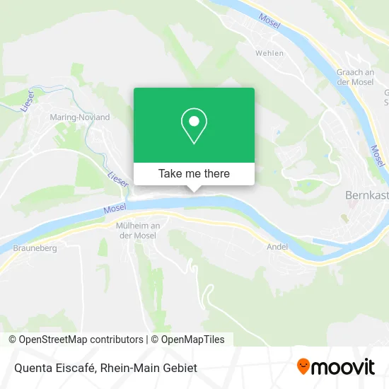 Карта Quenta Eiscafé