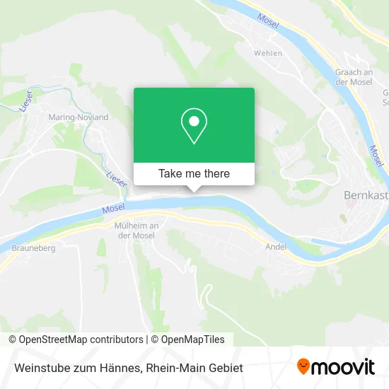 Карта Weinstube zum Hännes
