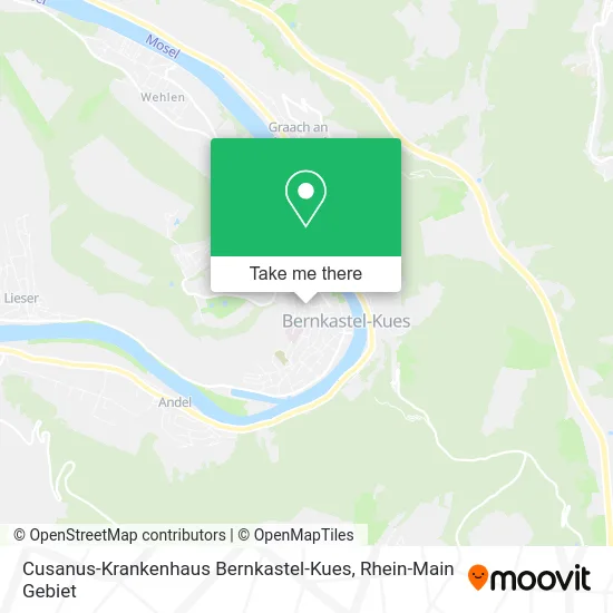 Cusanus-Krankenhaus Bernkastel-Kues map