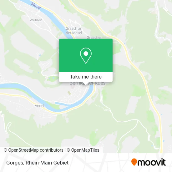 Gorges map
