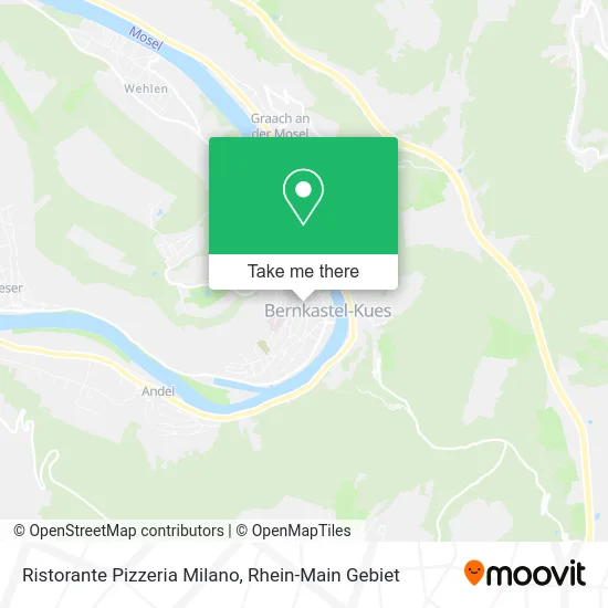 Карта Ristorante Pizzeria Milano