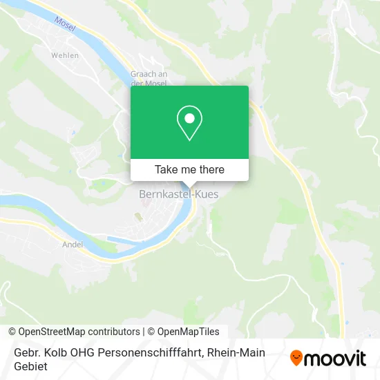 Карта Gebr. Kolb OHG Personenschifffahrt