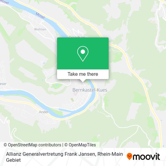 Карта Allianz Generalvertretung Frank Jansen