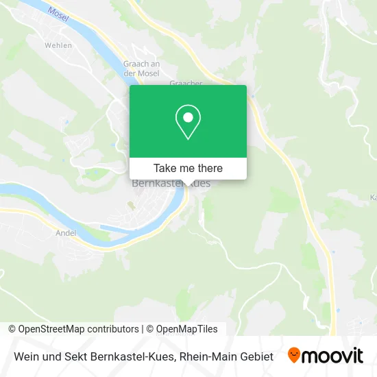 Карта Wein und Sekt Bernkastel-Kues