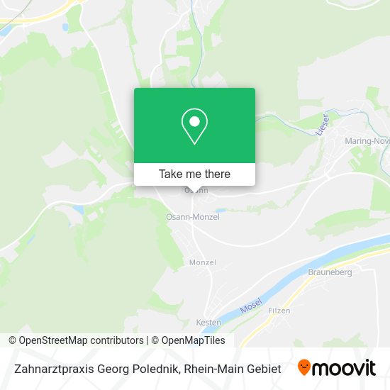 Карта Zahnarztpraxis Georg Polednik
