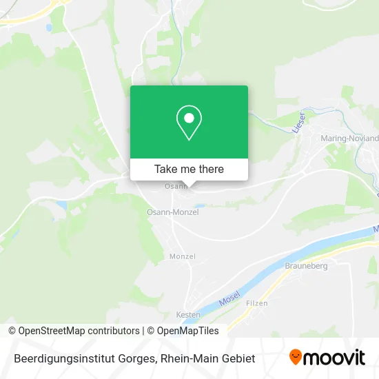 Карта Beerdigungsinstitut Gorges