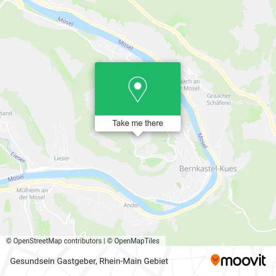 Карта Gesundsein Gastgeber