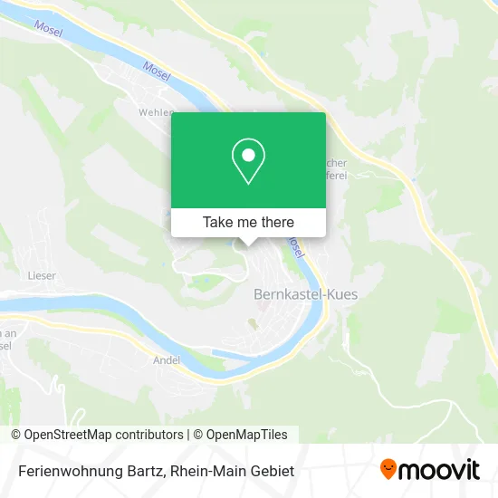 Карта Ferienwohnung Bartz