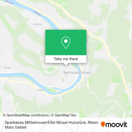 Карта Sparkasse Mittelmosel-Eifel Mosel Hunsrück