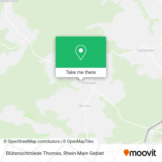 Карта Blütenschmiede Thomas