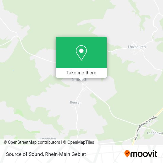 Source of Sound map