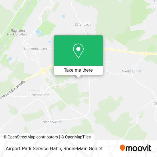 Карта Airport Park Service Hahn
