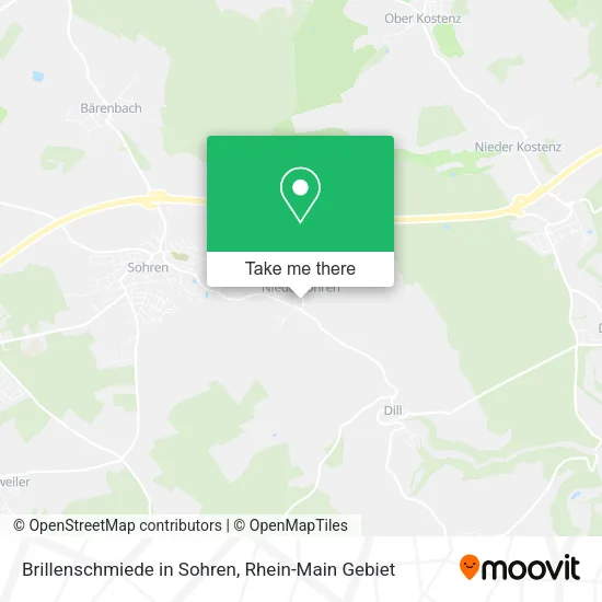 Карта Brillenschmiede in Sohren