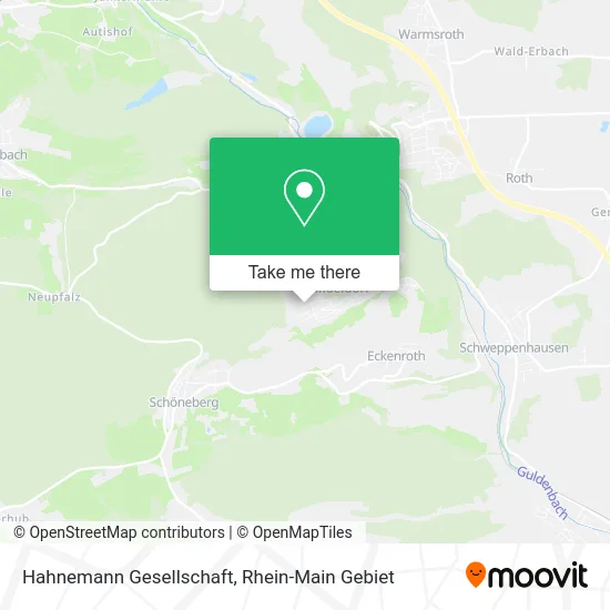 Карта Hahnemann Gesellschaft