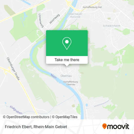 Friedrich Ebert map