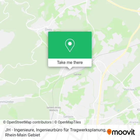 Карта JH - Ingenieure, Ingenieurbüro für Tragwerksplanung