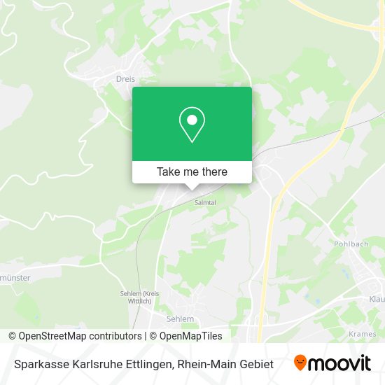 Карта Sparkasse Karlsruhe Ettlingen
