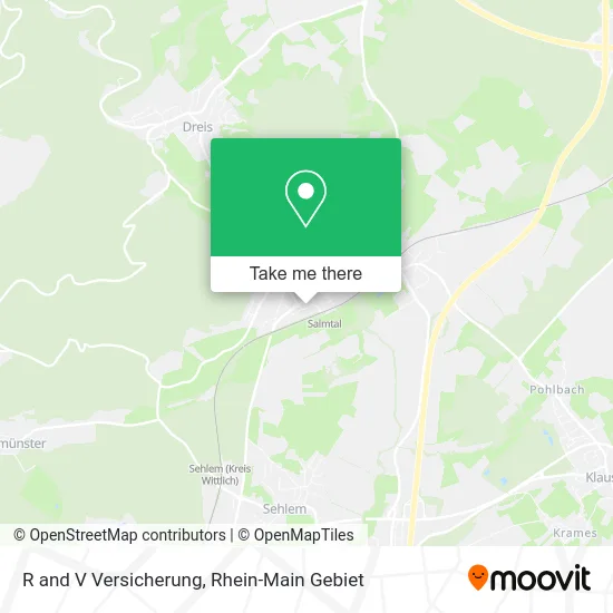 R and V Versicherung map