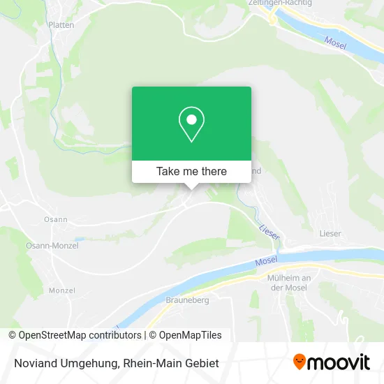 Noviand Umgehung map