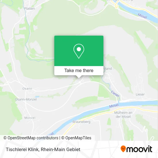 Карта Tischlerei Klink