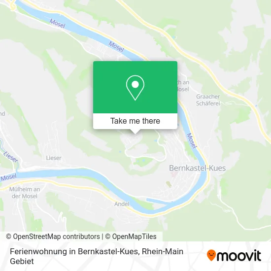 Карта Ferienwohnung in Bernkastel-Kues