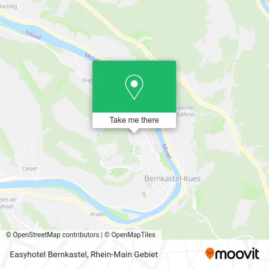 Карта Easyhotel Bernkastel
