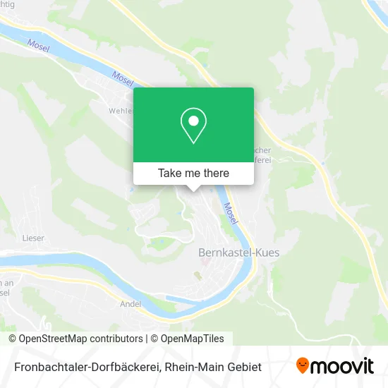 Карта Fronbachtaler-Dorfbäckerei