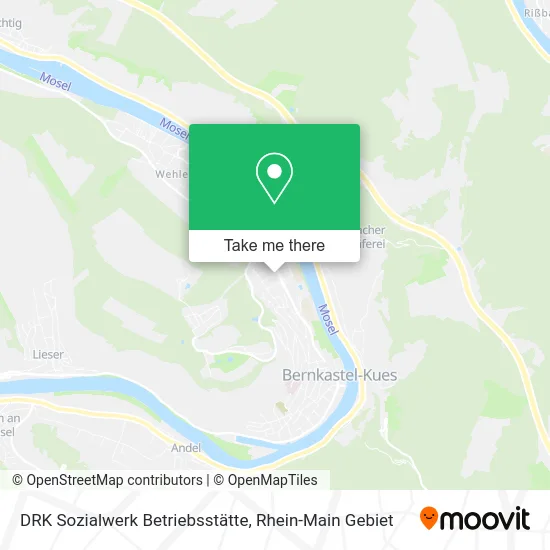Карта DRK Sozialwerk Betriebsstätte