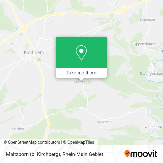 Карта Maitzborn (b. Kirchberg)