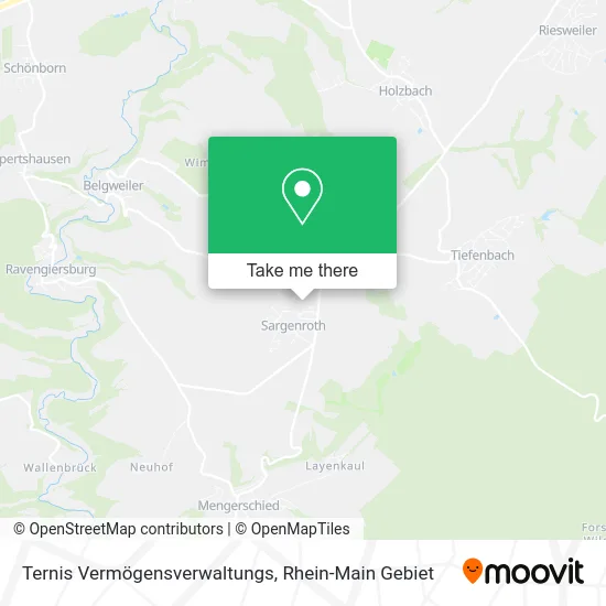 Карта Ternis Vermögensverwaltungs