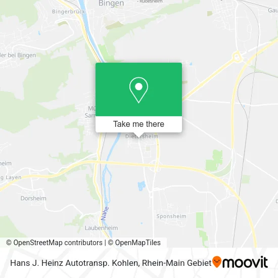 Карта Hans J. Heinz Autotransp. Kohlen