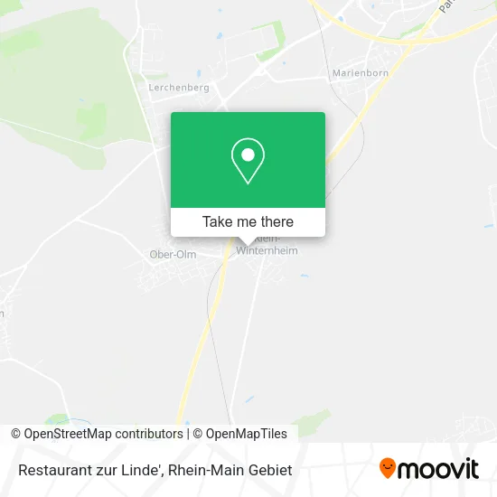Карта Restaurant zur Linde'