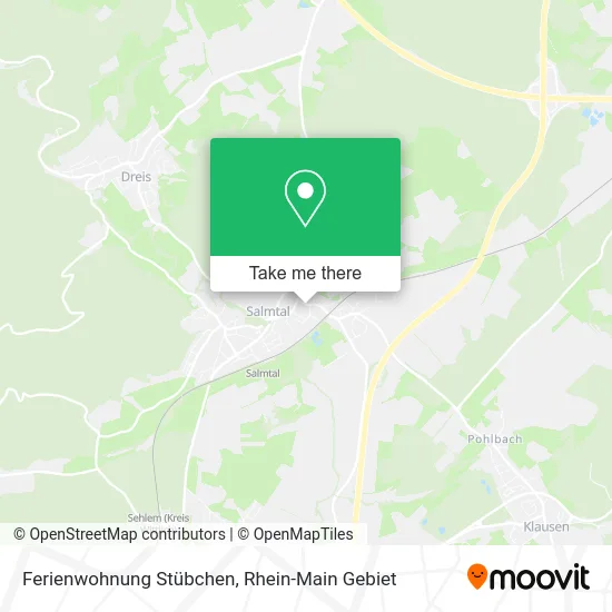 Карта Ferienwohnung Stübchen