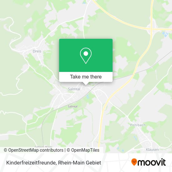Карта Kinderfreizeitfreunde