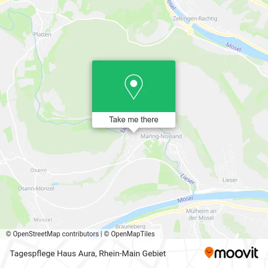 Карта Tagespflege Haus Aura