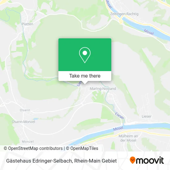 Карта Gästehaus Edringer-Selbach