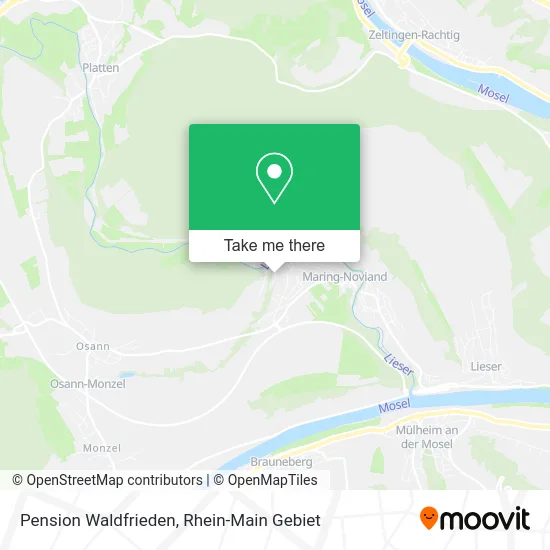 Карта Pension Waldfrieden