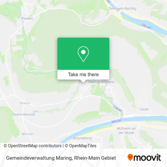 Карта Gemeindeverwaltung Maring