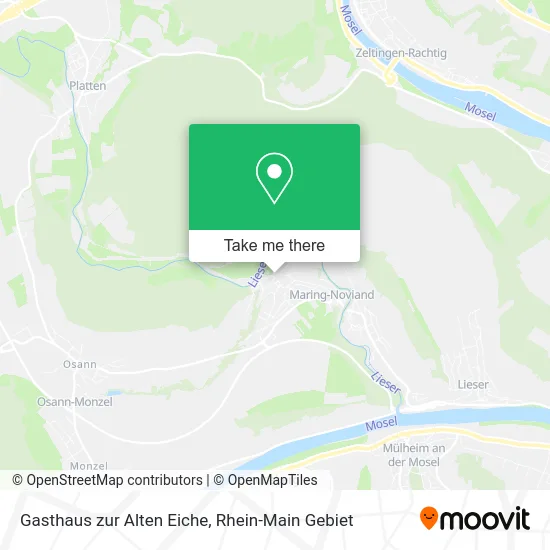 Карта Gasthaus zur Alten Eiche
