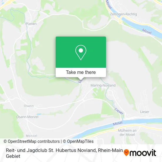 Карта Reit- und Jagdclub St. Hubertus Noviand