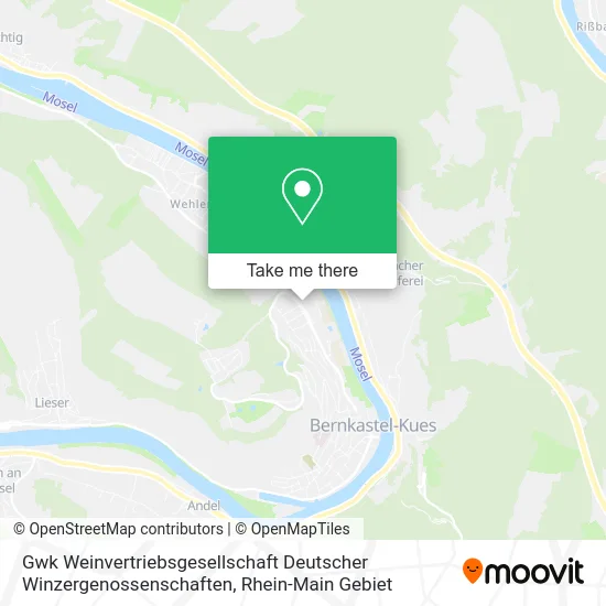 Карта Gwk Weinvertriebsgesellschaft Deutscher Winzergenossenschaften