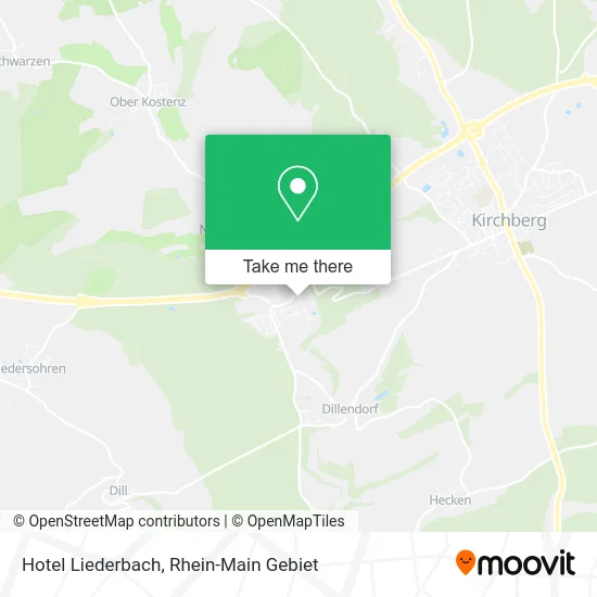Карта Hotel Liederbach