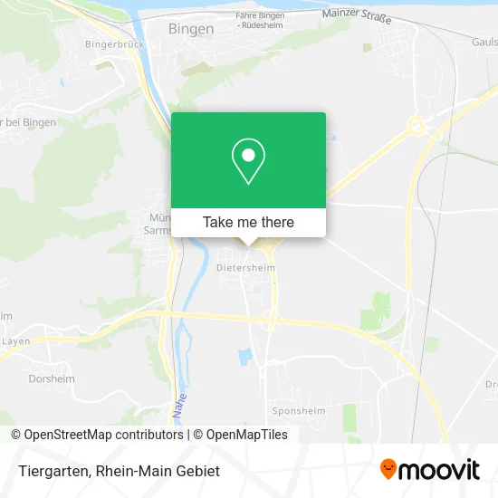 Карта Tiergarten