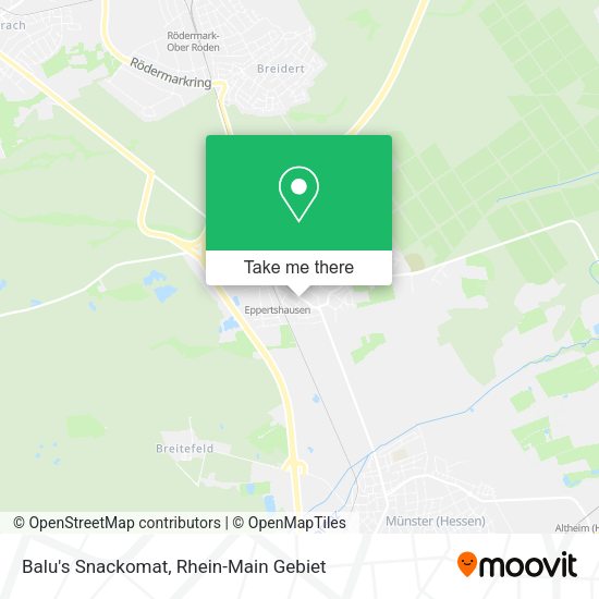 Карта Balu's Snackomat