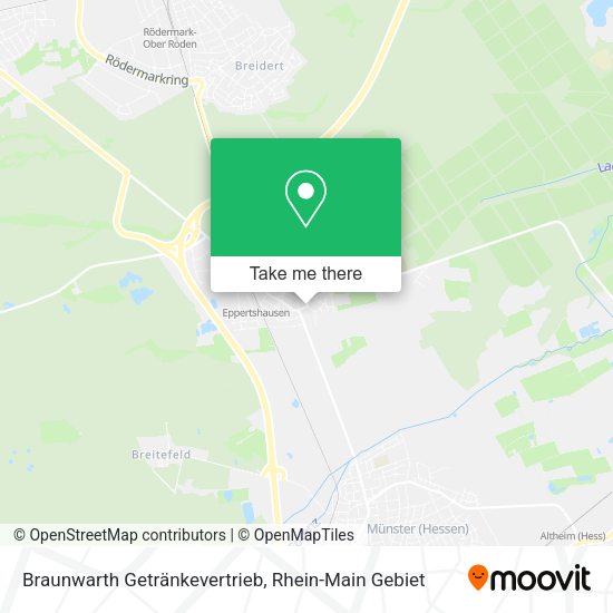 Карта Braunwarth Getränkevertrieb