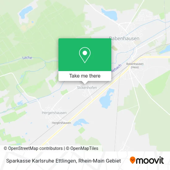 Карта Sparkasse Karlsruhe Ettlingen